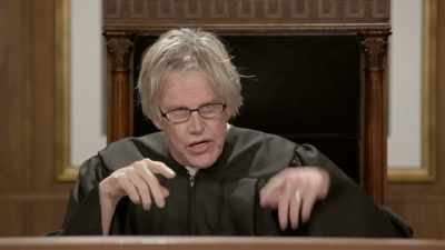 And Saint Snaky Fingers
here... - Gary Busey: Pet Judge
