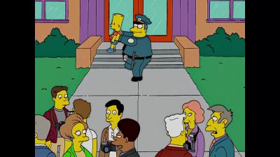 And... saved! - The Simpsons