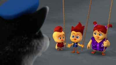 And saving Cloudy was more important
than saving your uniform? - The Chicken Squad