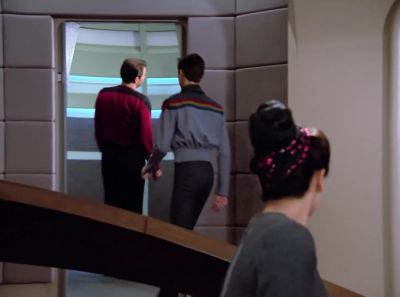 And you say you never met her
before she came to hire you? - Star Trek: The Next Generation