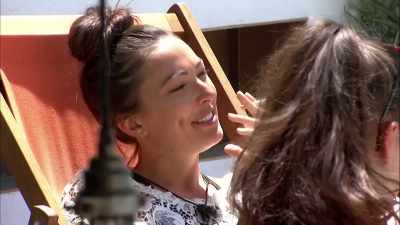 And say, "Oi, I've already
told her she's welcome - Love Island