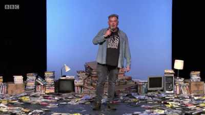 And they say you shouldn't keep
dolphins in concrete tanks, - Stewart Lee: Content Provider