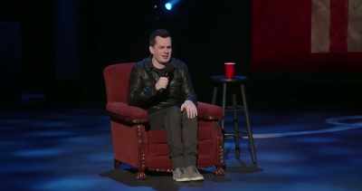 And saying, 'I'm a lady, I'm a lady.' - Jim Jefferies: Freedumb