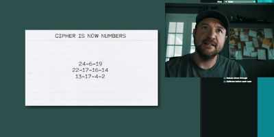 And it says "Cipher is now numbers." - The Blackwell Ghost 8