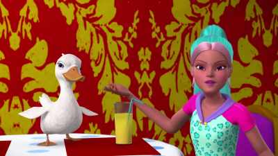 And second, who wouldn't love
a duck for dinner selfie, huh? - Barbie: A Touch of Magic