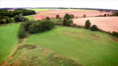 And secondly, we did surveys
in this river valley - Curse of the Ancients with Alice Roberts
