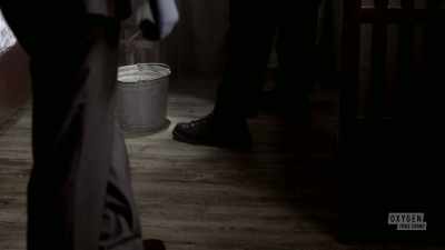 And you see where
he's been sick, - Black Widow Murders