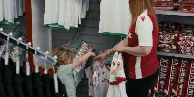 And seeing children
around Wrexham - Welcome to Wrexham
