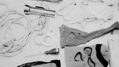 And he sees handcuffs,
a ski mask, - Ted Bundy: Falling for a Killer
