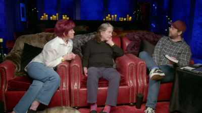 And so she has been studying
Bigfoot on her, kind of... - The Osbournes Want to Believe