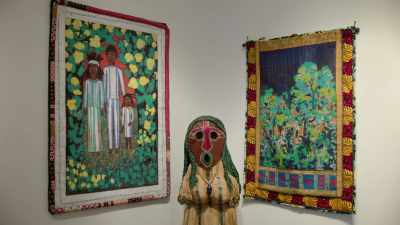 And so she started doing
these, uh, soft sculptures. - Black Art: In the Absence of Light