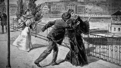 And while she was there,
she was set upon and stabbed
by an assassin. - Mysteries of the Abandoned