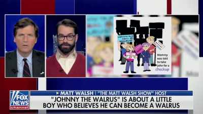 And so she tries to raise her child as a walrus, - What Is a Woman?