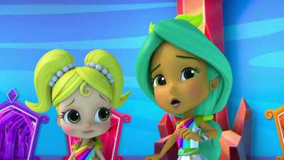 And she's all alone.
Where are her parents? - Rainbow Rangers