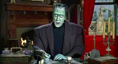 "And you should see
Lily and Eddie... - Munster, Go Home!