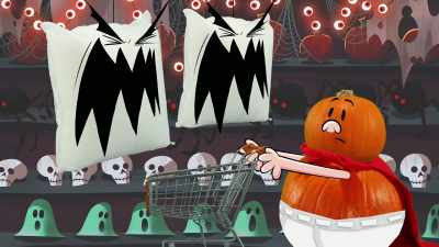 And Shrillows, the pillows that scream! - The Spooky Tale of Captain Underpants Hack-a-ween