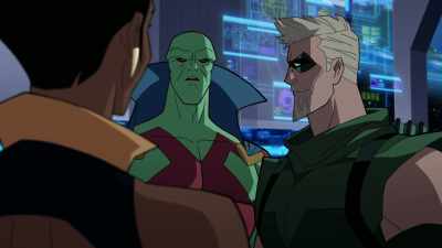 And since the Flash
is also on a mission, - Green Lantern: Beware My Power