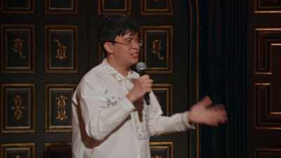 And my sister saw this documentary,
and she goes, "Oh wow." - Phil Wang: Wang in There, Baby!