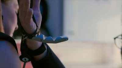 And it sits just
on your palm there. - A Brief History of the Future