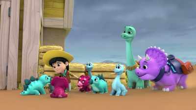 And six! They're all here! - Dino Ranch