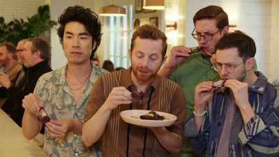 - And we smoke the wings,
so it has that further depth...
- Oh, yeah. - No Recipe Road Trip With the Try Guys