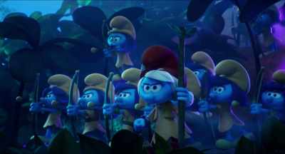 And so,
bird characters are always a huge challenge, - Smurfs: The Lost Village