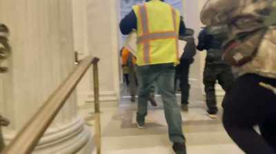And so, you have
the final stairs - Four Hours at the Capitol