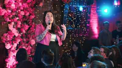 And so, I was talking
about the sour cream once onstage - Liza Treyger: Night Owl