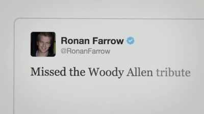 And so, I tweeted about it - Allen v. Farrow