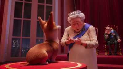 And so, on this extraordinary day of coronation, - The Queen's Corgi