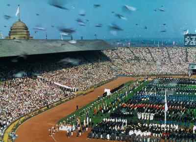 And so, to the most
dramatic moment of all - - XIVth Olympiad: The Glory of Sport