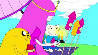 And so, through my experiments
with cloud seeding, - Adventure Time