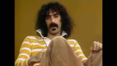 And so, if you're sitting there
and you are an invalid - Zappa