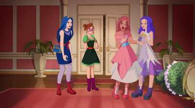 And some people have
other things to worry about, - Descendants: The Royal Wedding