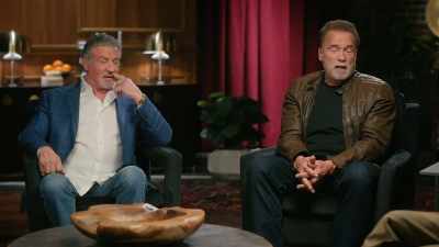 And sometimes into the--
sometimes, you know-- - Arnold & Sly: Rivals, Friends, Icons