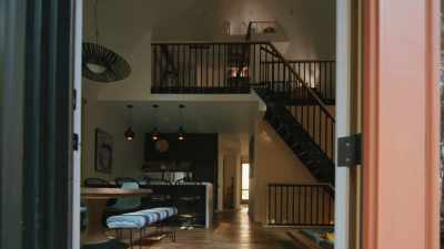 And as soon as you open the
door, this space explodes. - The Cabin Chronicles