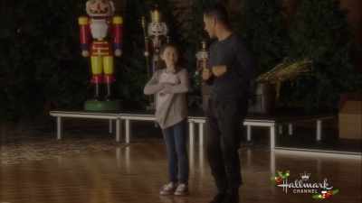 And spin all the way around,
you got it? Perfect! - Enchanted Christmas