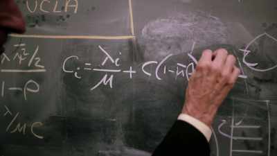 And you split it, according to the square root
of the traffic on that channel, - Lo and Behold: Reveries of the Connected World