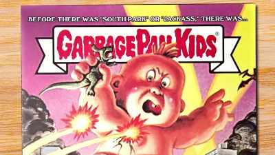 And... we started and,
well let's bring back - 30 Years of Garbage: The Garbage Pail Kids Story