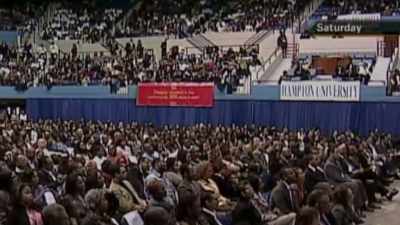 And starting off
in Springfield, Illinois, - Obama: In Pursuit of a More Perfect Union