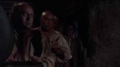 And steps outside for a council. - Treasure Island