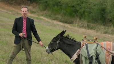 And Stevenson's donkey
was called Modestine, - Write Around the World with Richard E Grant