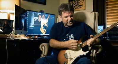 And Stevie was-—- to him, it
was just, "This is how you do it." - Jimmie & Stevie Ray Vaughan: Brothers in Blues