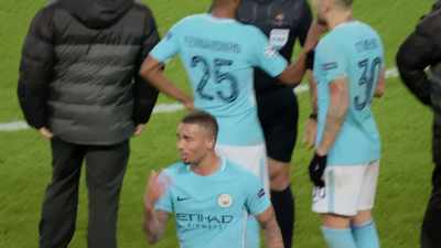 And they still trail by three goals to one
on aggregate. - All or Nothing: Manchester City