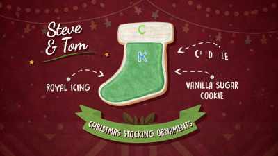 And each stocking
will be green and red. - Baking It
