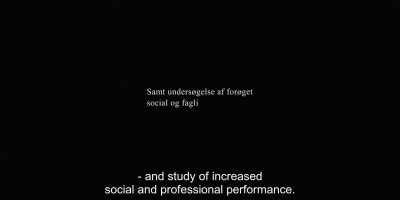 ...and study of increased
social and professional performance. - Another Round