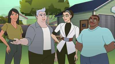 And such a high-powered boss lady, - Q-Force