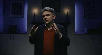 And suddenly comes
up with one theory, - Murder of God's Banker