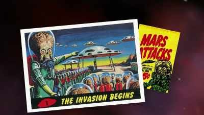 And that was a
forerunner of Mars Attacks. - 30 Years of Garbage: The Garbage Pail Kids Story