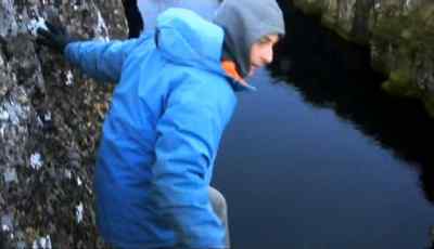 AND THAT IS JUST BITING COLD. - Man vs. Wild